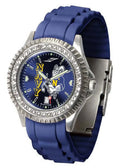 Watch Naval Navy Bezel Sparkle Band SunTime Silicone Academy Women's