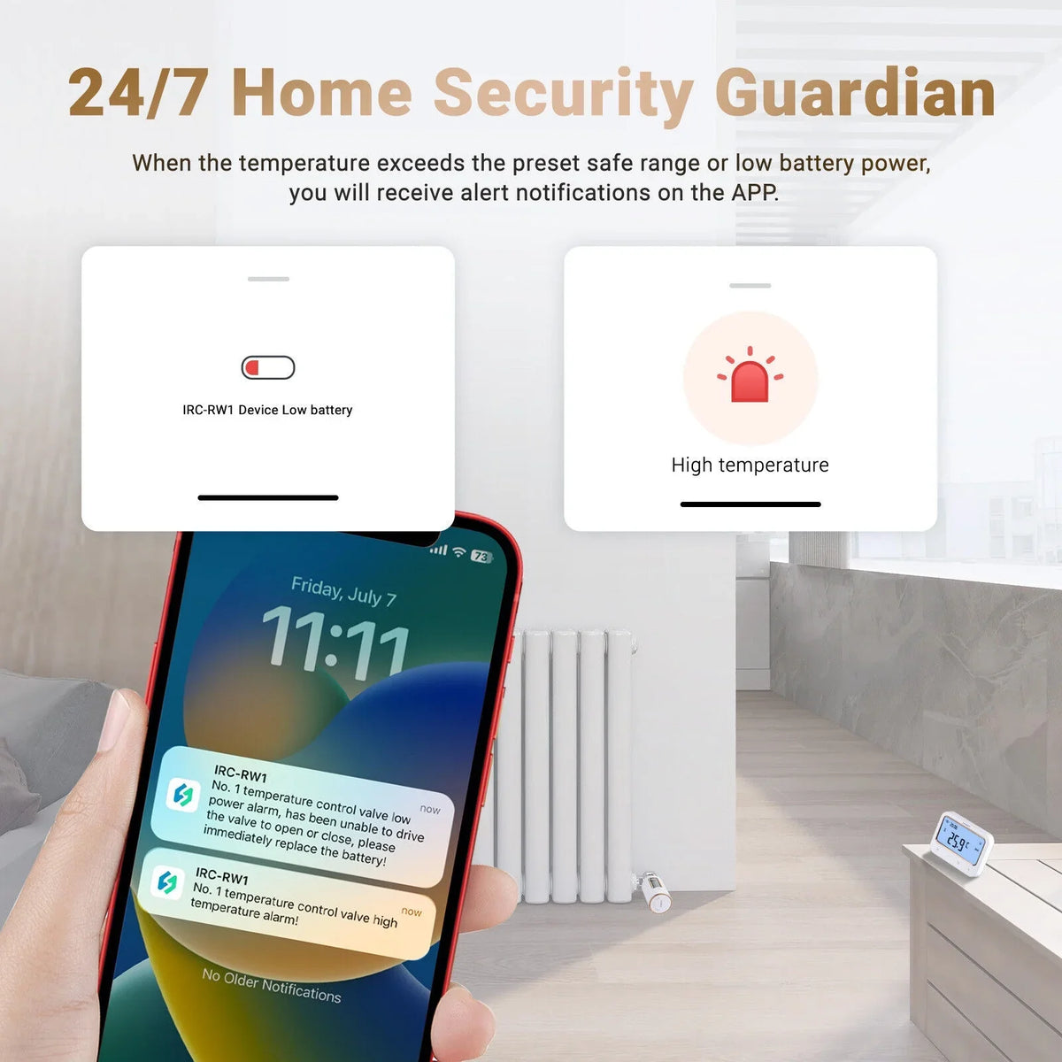 Thermostatic Intelligent Smart Controller Inkbird WiFi Digital Radiator Valve Gateway