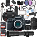 EOS 128GB EF Camera Always DSLR 420-800mm + + IV + 75-300mm (34PC Kit) Super Lens Telephoto Case, + STM Mark Tripod Light + Canon on Filters, Bundle 5D LED More Memory, 50mm w/