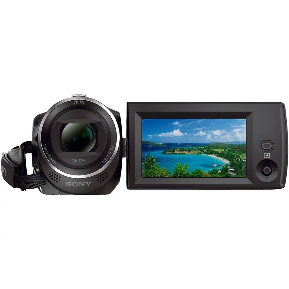 Memory Battery Charger HD Speed Cable More HDMI with Recording Micro HDRCX405 Bundle Camcorder and Card SD Video High Handycam Spare