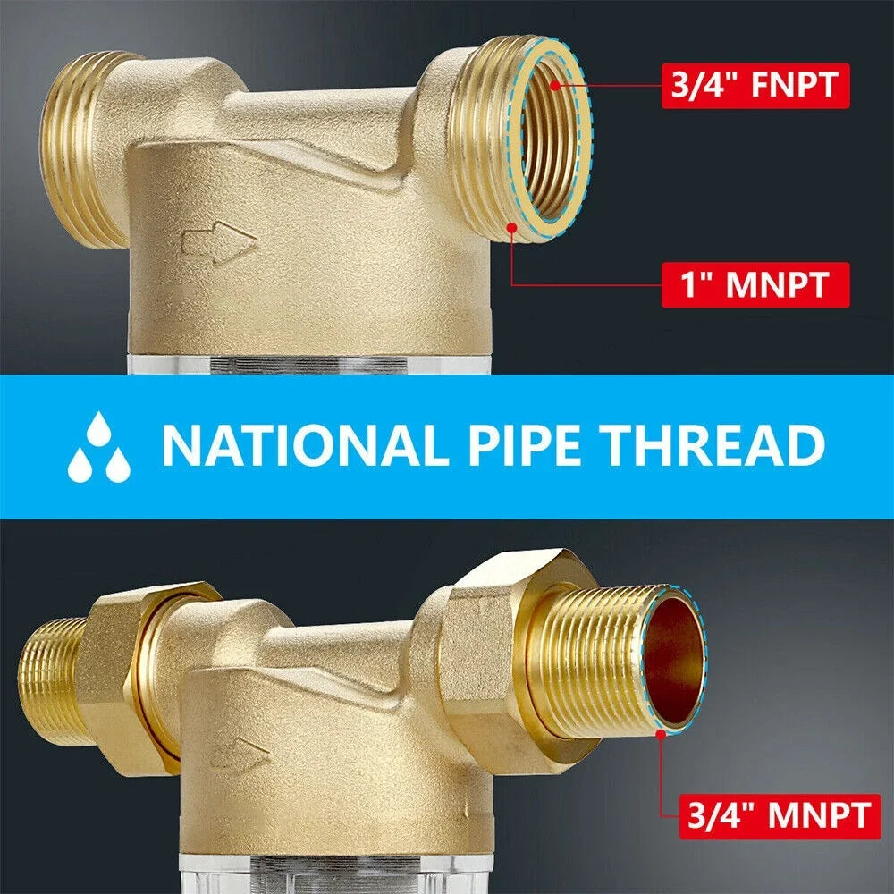 System House Filter Pre-Filter Sediment sewage Whole liquid Down Reusable Spin