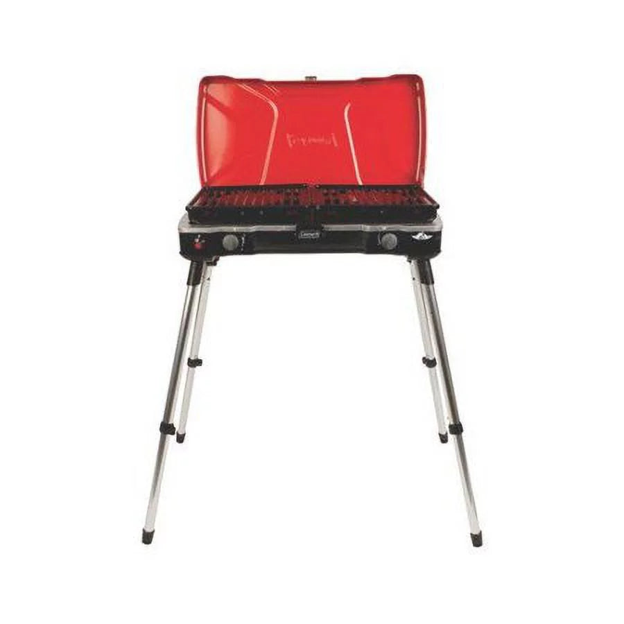 Grill Fyremajor 2-Burner Coleman Stove and Propane