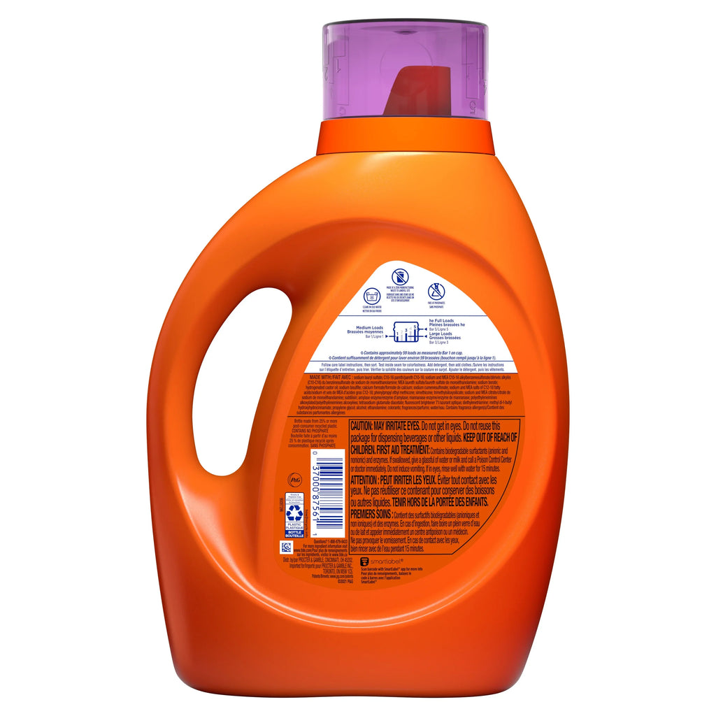 oz Renewal Tide 59 Laundry Liquid Loads Spring & fl 92 HE, Detergent,