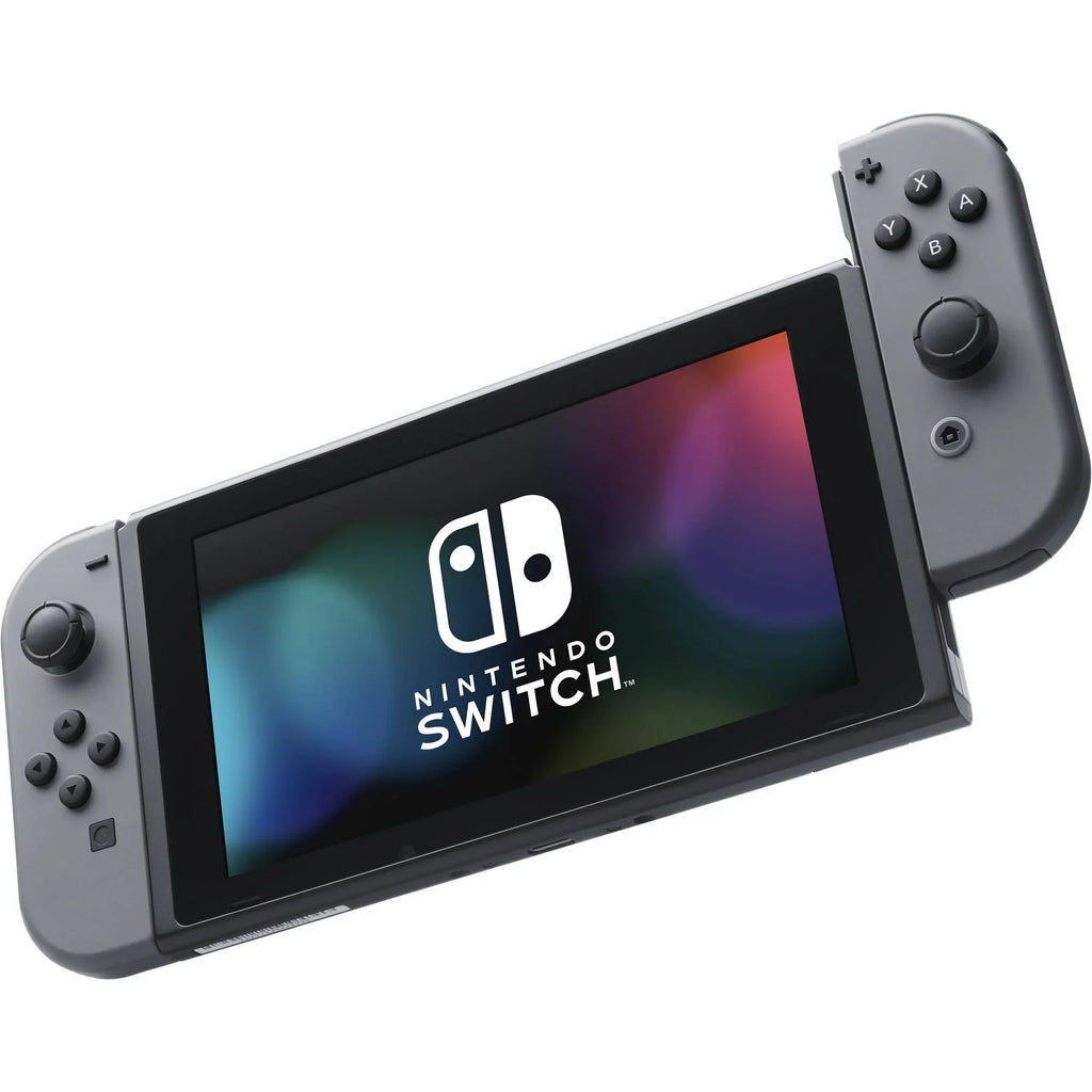 & Gray with Nintendo Gray Cable Cleaning BOLT Switch New - Kit Joy-Con AXTION Bundle HDMI Like