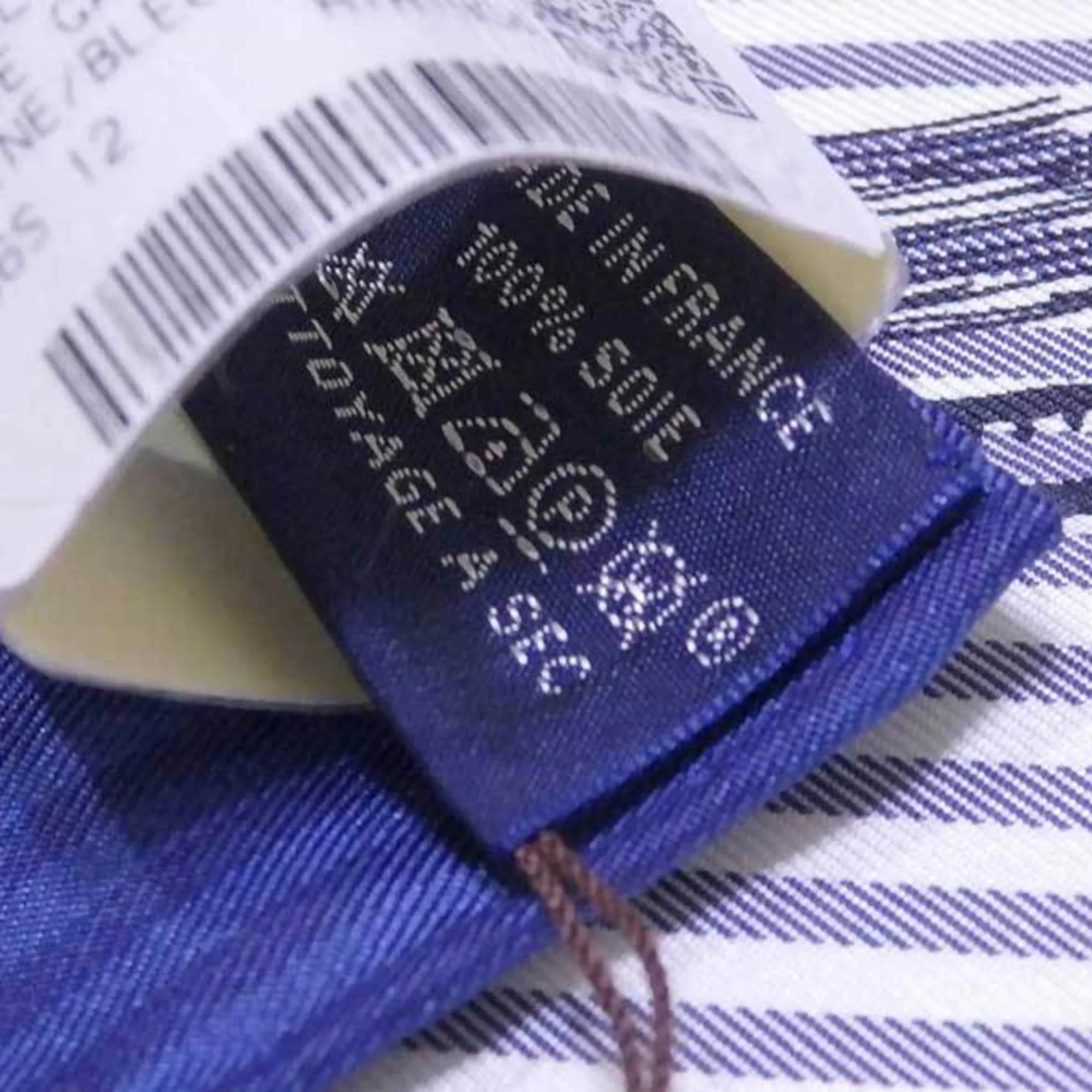 GALA ladies scarf Hermes BRIDES 90 navy de Pre-Owned x HERMES silk Carre (Good) white