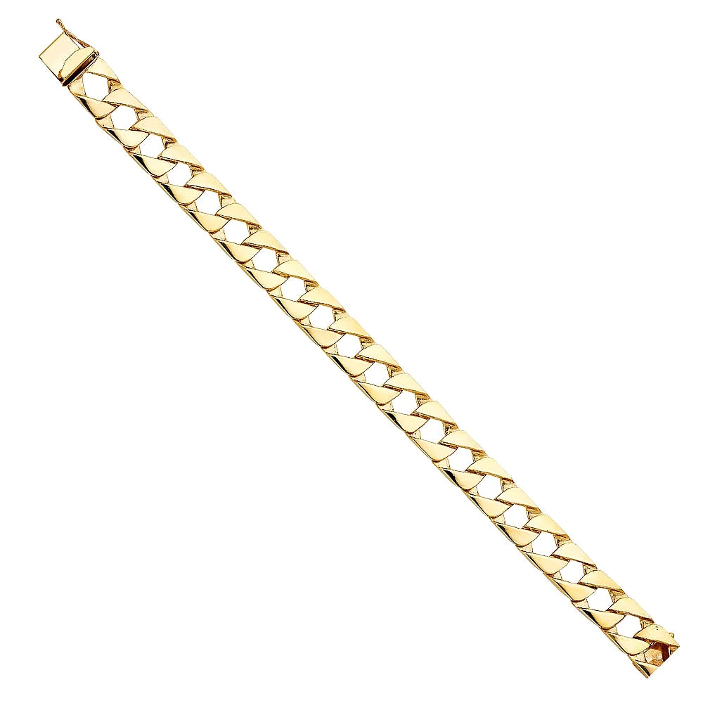 | Gift 8.5" Chain - Bracelets Yellow | 26.5 Women Men Weight Gold Bracelet Link 14k Jewelry Gold 14KY for and | Men’s Elegant for Cuban