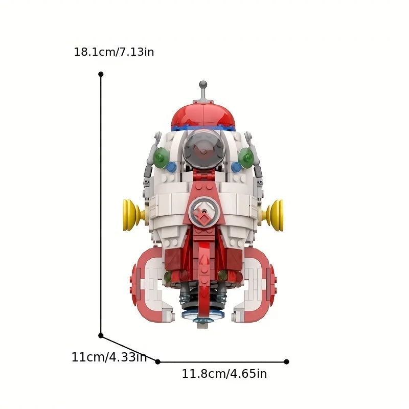 Dolphin 503 Pieces Spacecraft Christmas S.S. Ideal Video Pikmin Puzzle Gifts From Spaceship Halloween Birthday Model Toy Role-playing Game