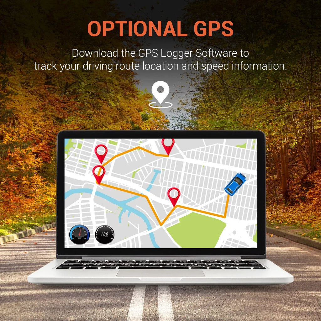 Cam with Rexing Dash Front Rear 4K and V1P Wi-Fi UHD