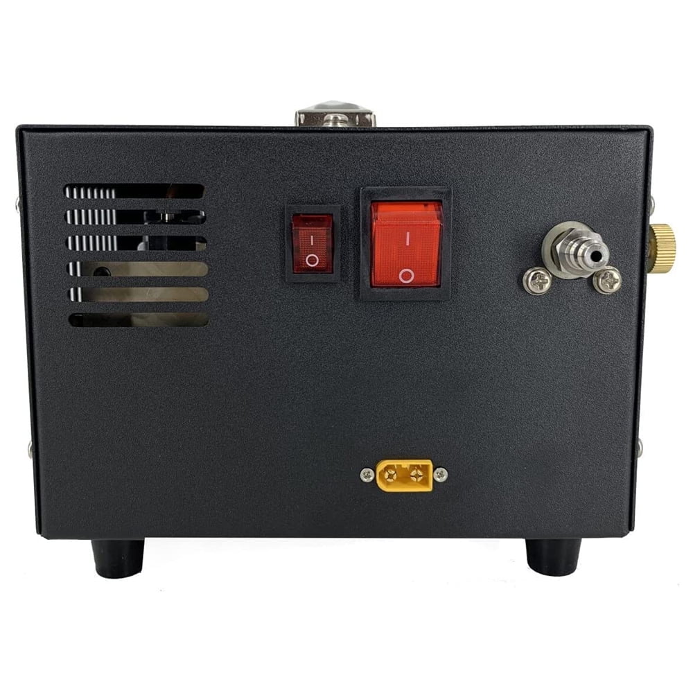 Electric Pressure Shutdown with Transformer Lixada Compressor Barometer Automatic Intelligent High 4500PSI Air Pump Portable