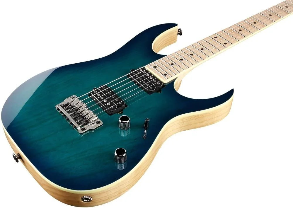Prestige Nebula Burst 6-String Guitar RG652AHMFX Green Ibanez Electric RG Series