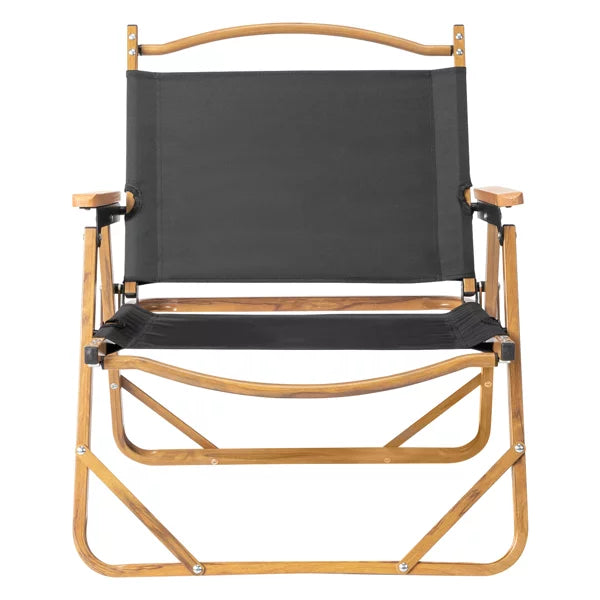 Chair dimension Grain Spray Black Paint Oxford Aluminum Bearing 100kg Fithood Imitation 53*55*61cm 600D Cloth Black Frame Wood Medium Camping