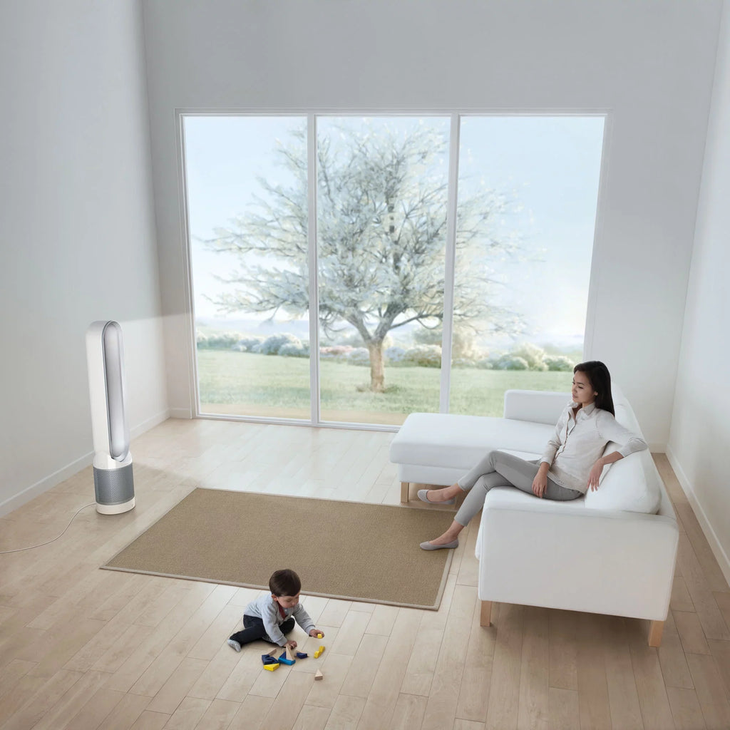 WiFi | Purifier Air | Link White/Silver TP02 Fan Refurbished Tower Connected Dyson Cool Pure