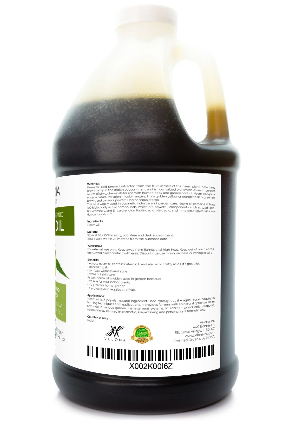 '- Today Cold Natural and Oil Virgin, | | Neem Velona Carrier | Oil Certified Pressed Use Hair, Body and Results Organic oz Care 100% | Skin Enjoy 64 - USDA Unrefined, Pure