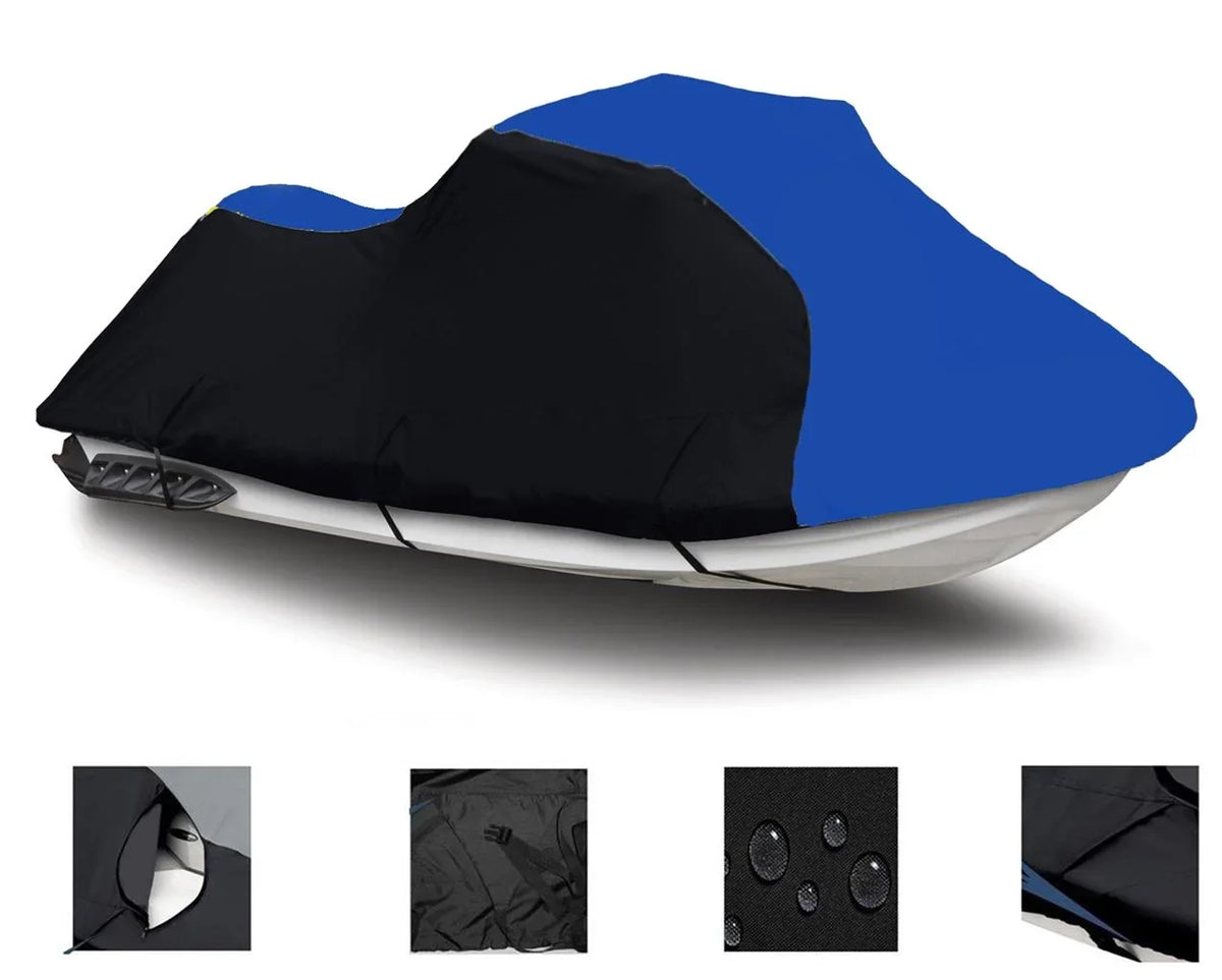 Compatible 900 1999 Cover Ski Cover 1996 1998 1997 Ski 2003 1100 1996 Jet KAWASAKI Cover 2001 / BLACK ZXI HEAVY-DUTY / PWC for 1995 1997 Watercraft Seater 2000 1995 1996 1997 / 2002 Jet 750 BLUE 2