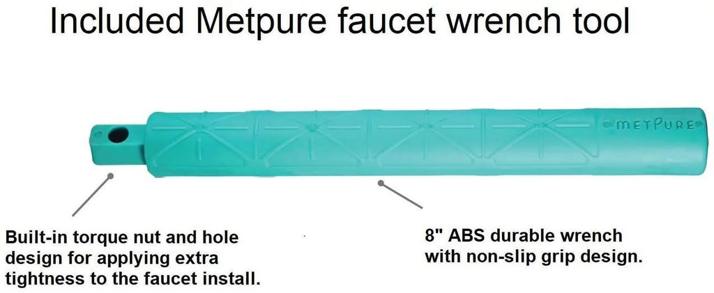 Metpure Faucet With Osmosis Antique liquid liquid Filtration design Vase Drinking Dispenser Non Reverse Gap Air Wrench Brass Faucet