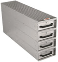 Jobox L) (12" x Drawer Stacked 4-Drawer W Heavy-Duty H 1409980 Aluminum 50" x 24" -