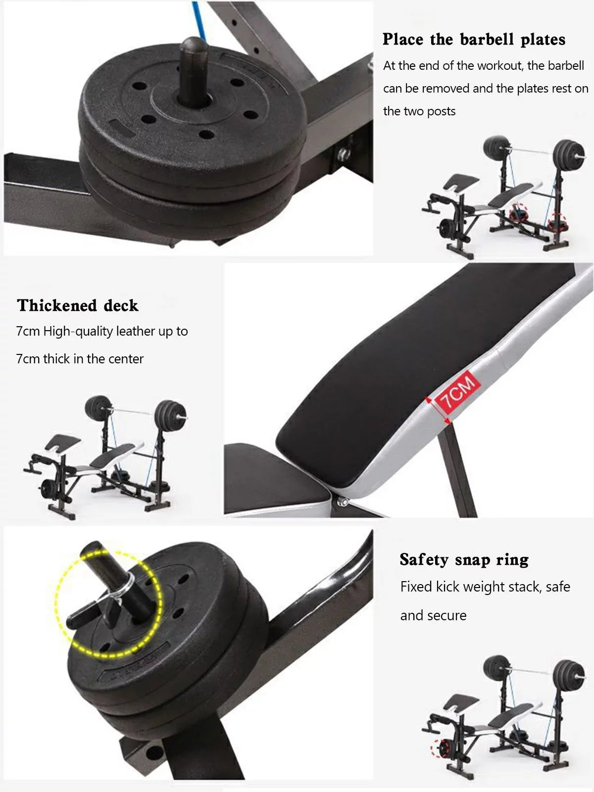 Preacher Workouts, Crunch Equipment Developer Handle Body Olympic Workouts Leg Bench, Home and with for for Bench Curl, Press At US Weight Champ Home Stock Workout