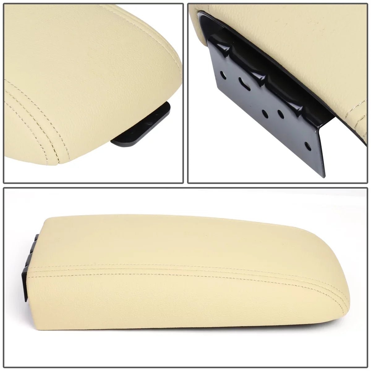 Assembly 03 Trailblazer w/Latch Leather 08 07 05 2002-2009 Center ZTL-Y-0056 04 Motoring Buick Lid Rainier GMC Envoy DNA 06 [Tan] Chevy For Armrest Console