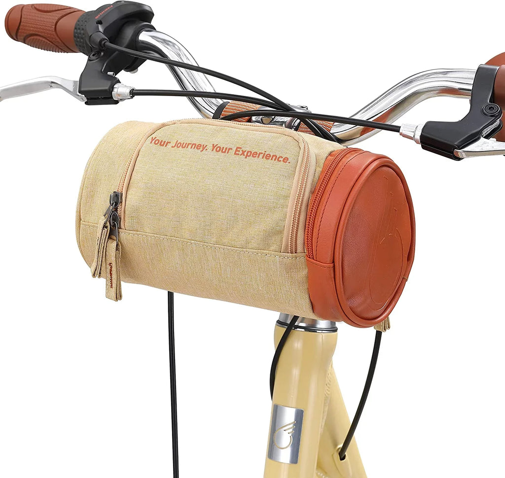 Front Bag, Bike Bicycle Cream Handlebar Roll sixthreezero Waterproof Bag,
