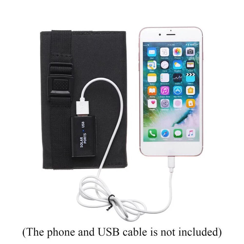 Portable iPhone, Laptop, Solar Caravan Power Panel for exterior Ipad, Travel Foldable 80W RV MDHAND Suitable Camping Suitable USB Port, Station, for