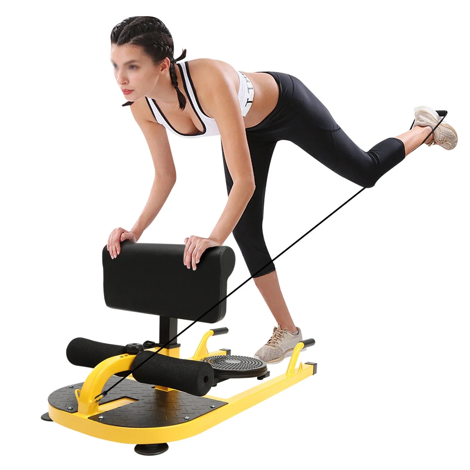 Machine Gym Multifunctional Squat Trainer Ab Squat Adjustable Home Deep Sissy