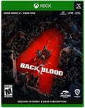 for X [New Xbox Video Game] One One, & 4 Series Series Xbox Xbox Back Blood Xbox