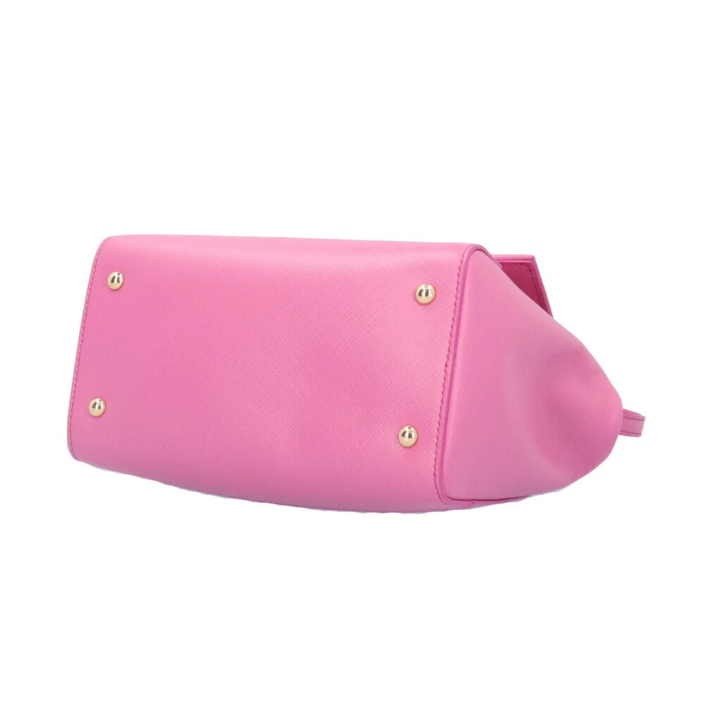 F570 Ladies Shoulder BRB10010000013177 2way Ribbon Pink Leather Bag Vara Salvatore Pre-Owned (Good) Ferragamo EZ-21