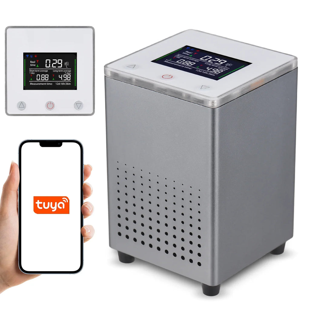 Sensitive APP, Quick with Smart Radon Detector Detection, and Professional Radon Tomshine