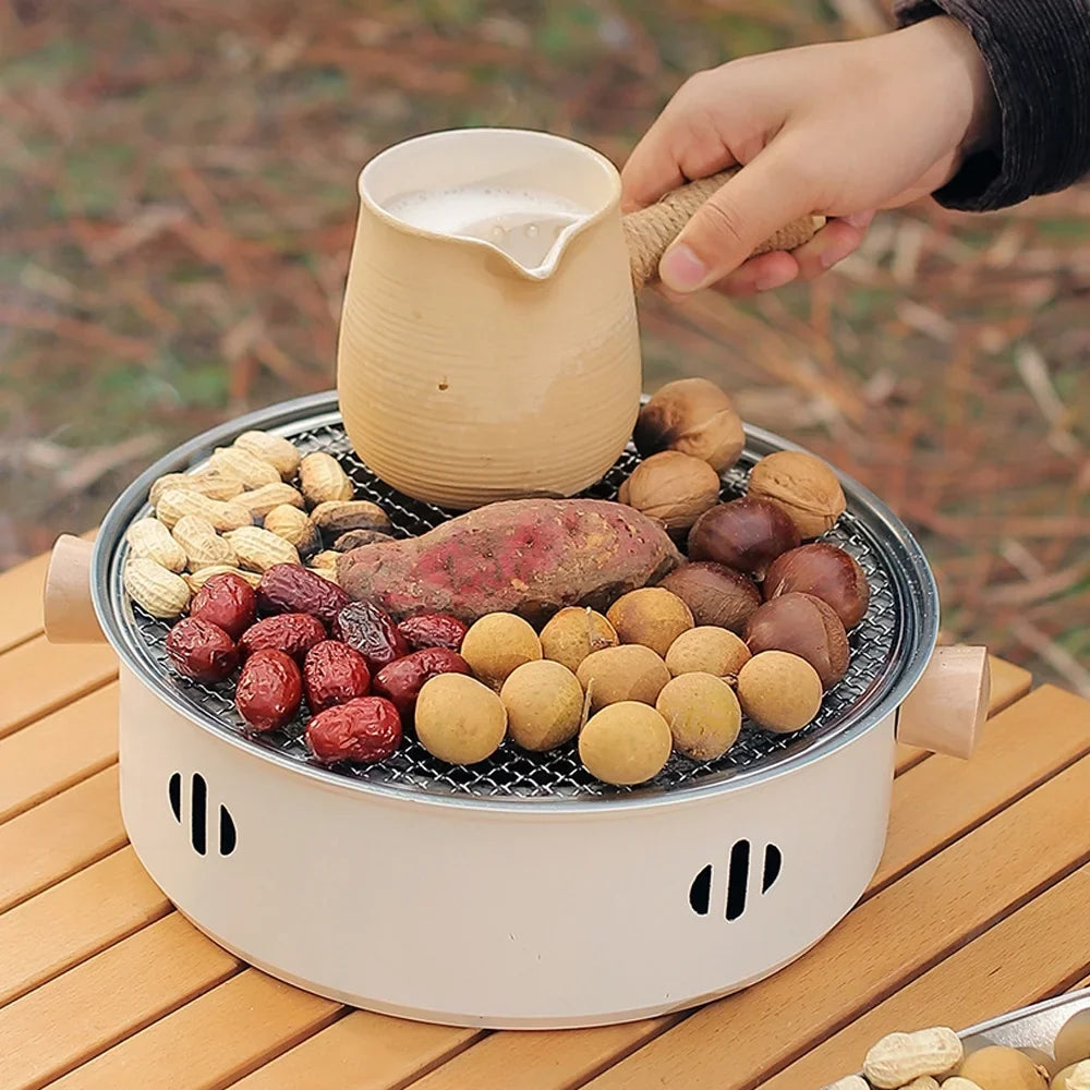 '- for Steel this - Design Stove Split Barbecue BBQ Camping, Picnics, Anywhere Charcoal Travel Enjoy with Camping Grill and Barbecue Stainless Grill Portable