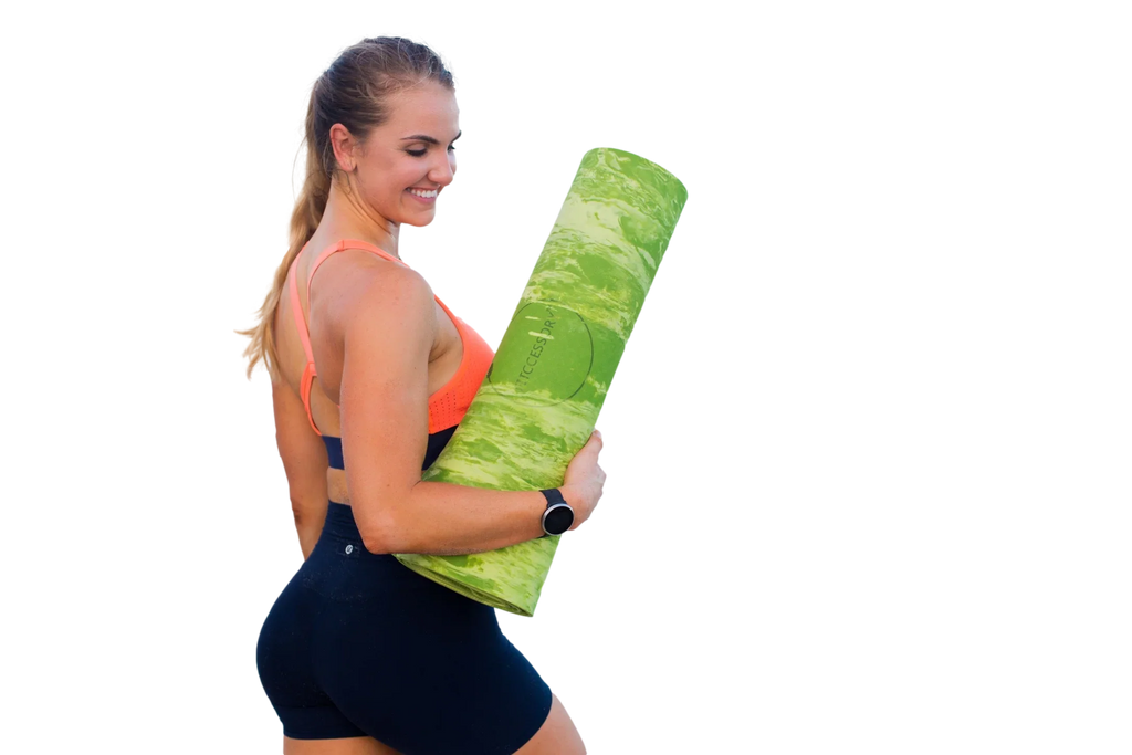 for 3mm & Home Floor Marble Thick Proof Yoga Large Stretching, Workouts Fitccessory Yoga, Sweat - Mat Pilates, Fitness