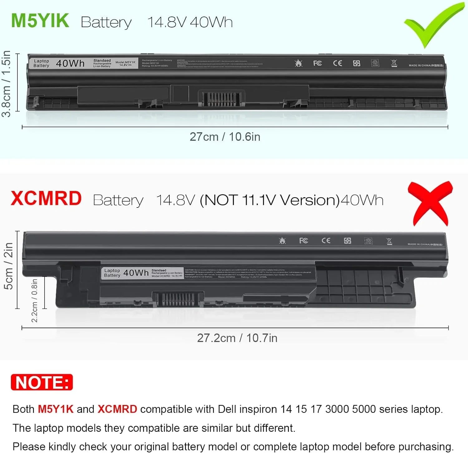 17 y 5756 5558 3551 5458 14 i3558 5755 M5Y1K for 5000 Series 3567 3000 3451 Inspiron 15 5559 Laptop 3558
