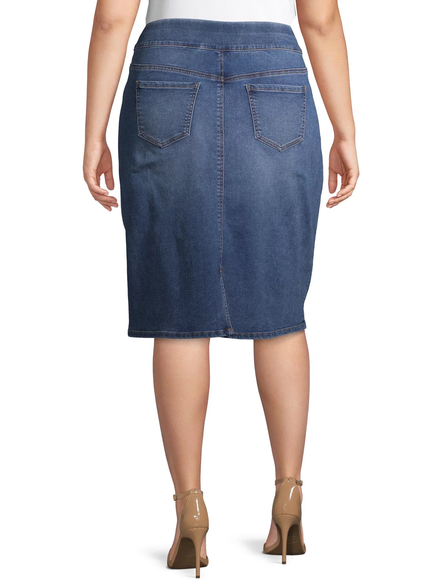 Skirt Denim dimension Plus Pull-On Alivia Women's