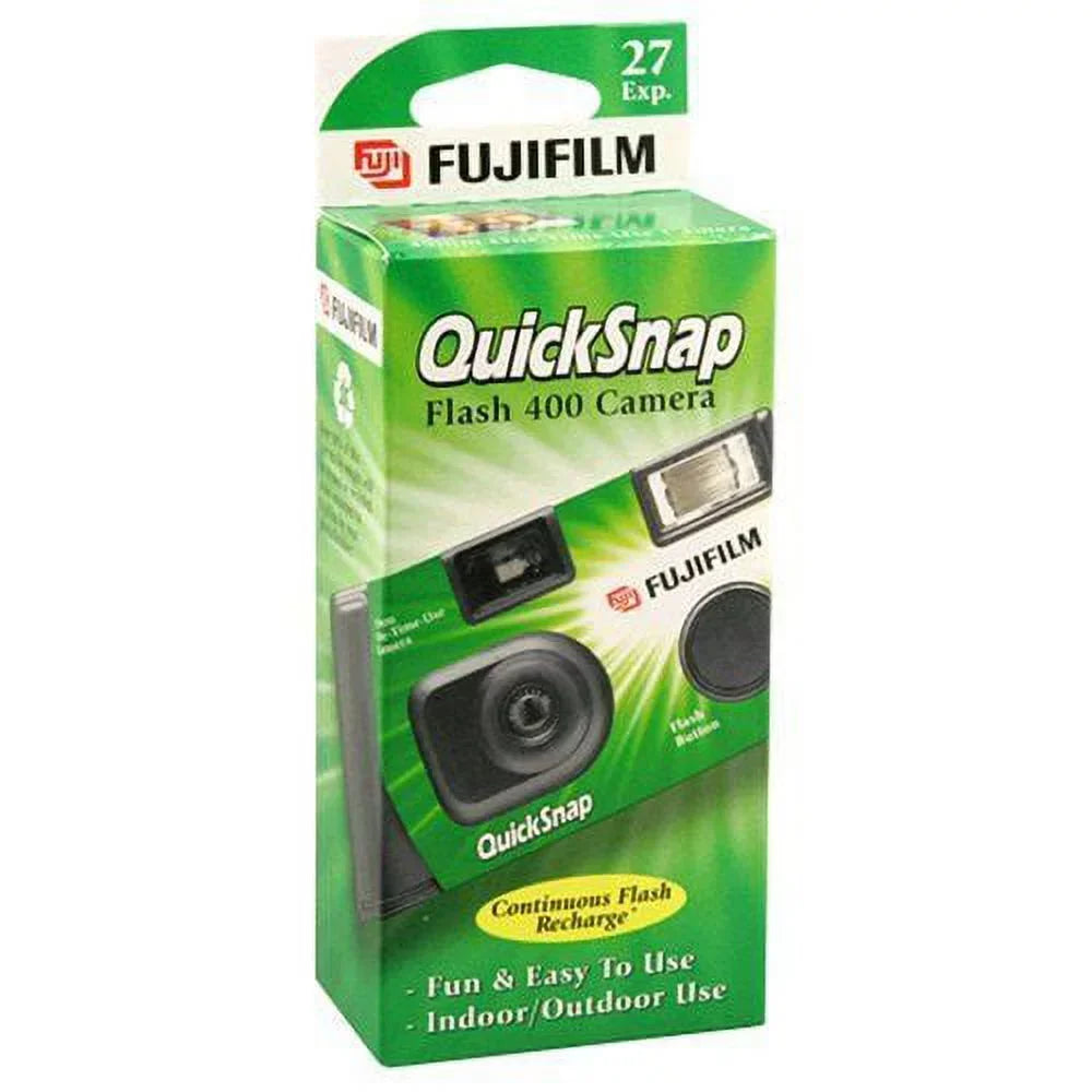 Flash ASA Single 400 Fujifilm Use Disposable 3 Camera 35mm Quicksnap