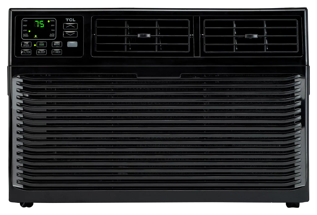 TCL with Home 10,000 Smart 115-Volt Window Black, Conditioner Wi-Fi, W10W91-B Air BTU Remote,