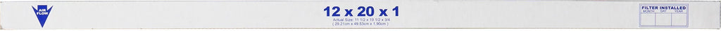 Green Eco-Friendly Air Pack 12x20x1 Filters Pure (11_1/2x19_1/2) 3 Plus Carbon
