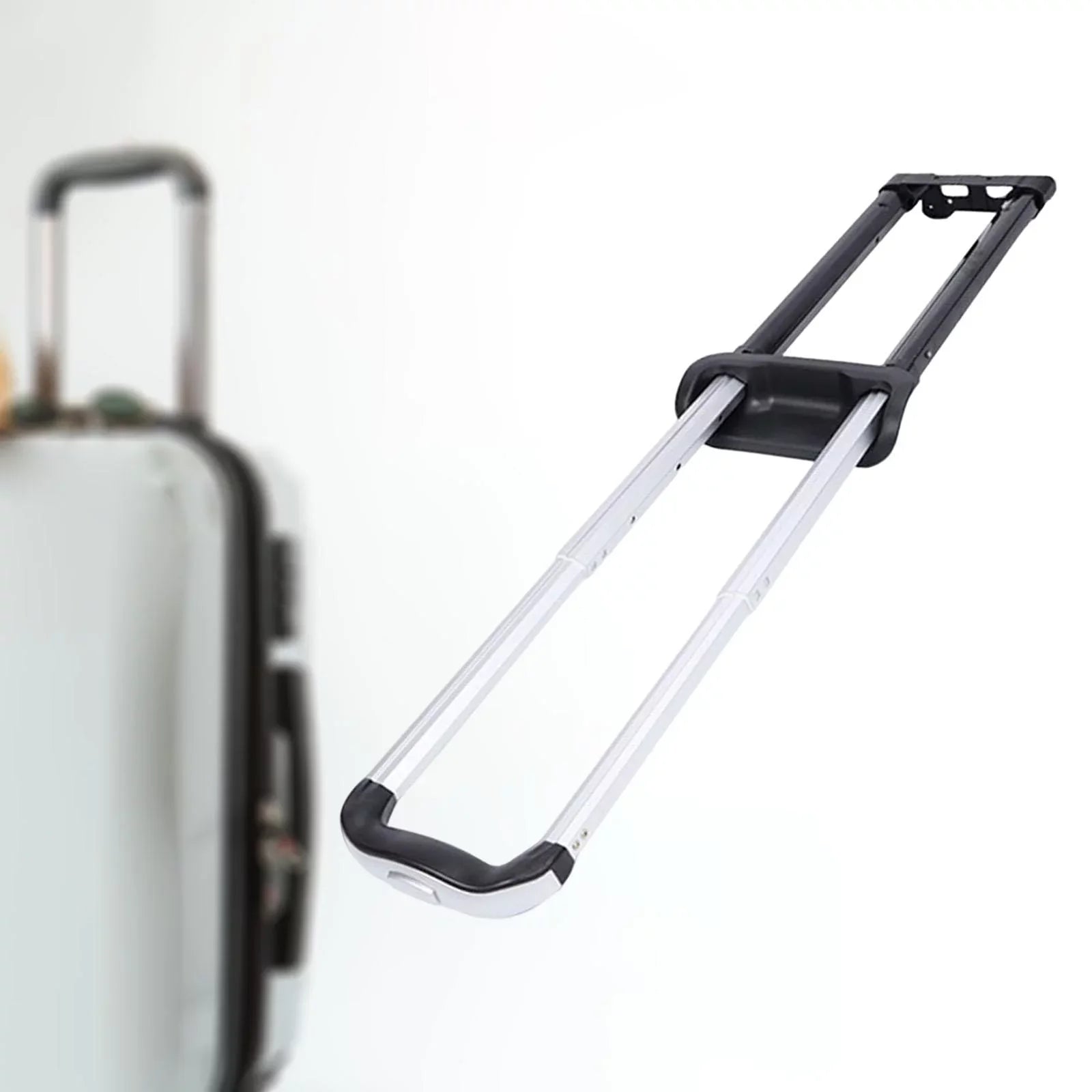 Parts Handle, Telescoping adjustable Three Black for , Trolley Ice Rod, Sections Speaker Suitcase Luggage Replacement Bucket Cart Case Pull