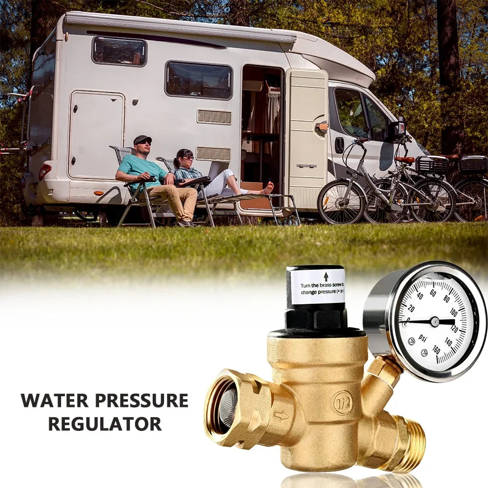 Brass Filter Valve Pressure With With Pressure Reducer Pressure 0-160psi Inlet 0-160psi liquid And Reducer And liquid GoolRC Valve,0-160psi Adjustable Brass Screened Rv -free With Valve -free