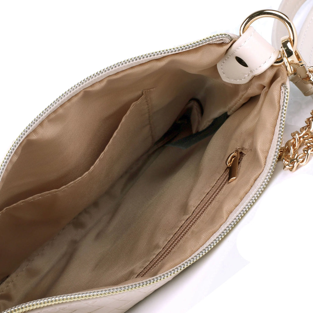 Julia Basketweave Convt Everywhere White Buxton Pouch Pepper Vegan Women's Leather,