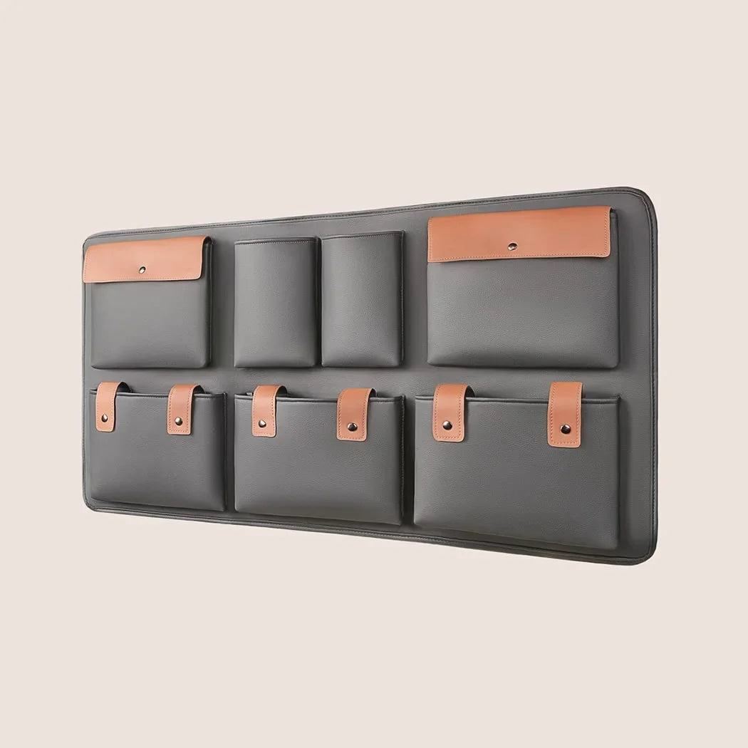 Black Trunk Hanging Leather Organizer Brown Storage SUV Pockets Accessories With Car Eco Waterproof Owleys