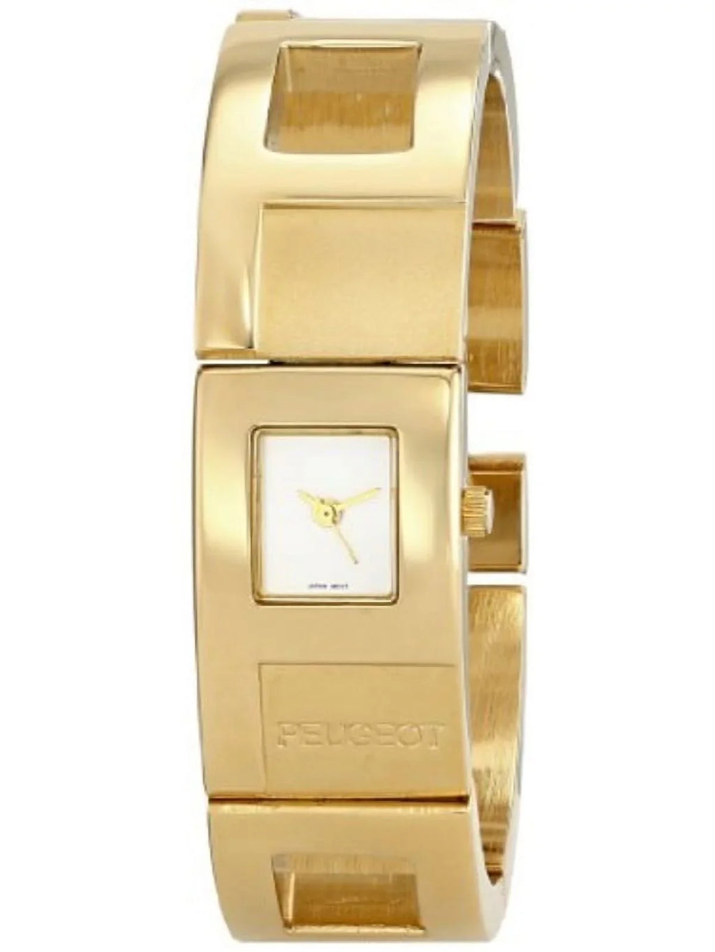 Peugeot 750G Cuff with Women's Bracelet Gold-Tone Watch