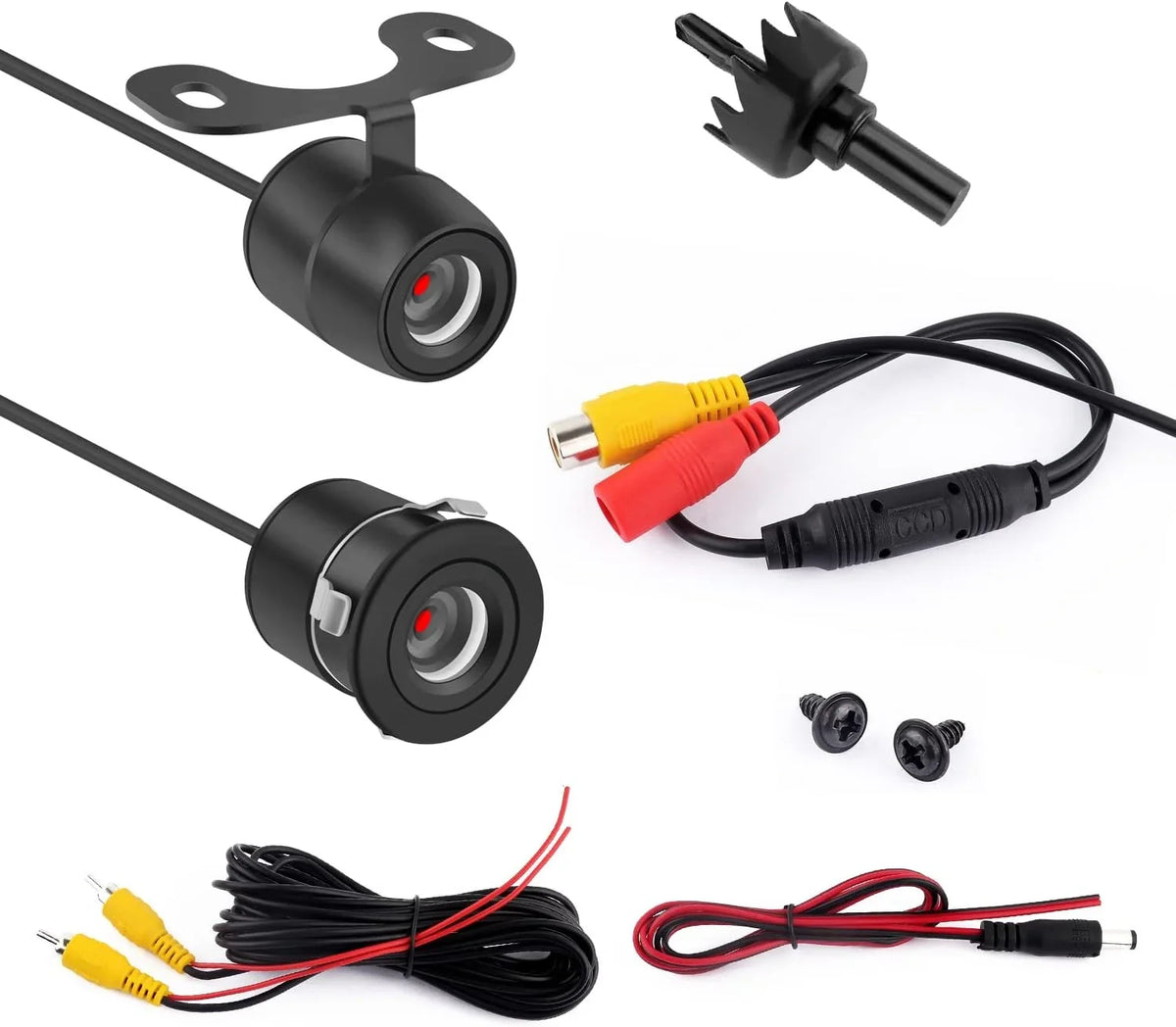Vision] Camera Dual Purpose Car Design View Side Front Reverse Camera Backup Night - Angle] with [HD - Rear [170°Wide