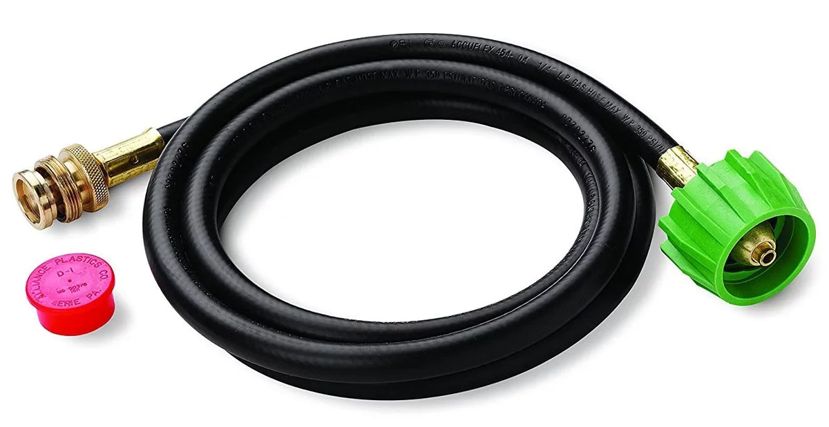 Length Anywhere Grill Hose Q Weber Kit Portable 5' Propane Go Gas