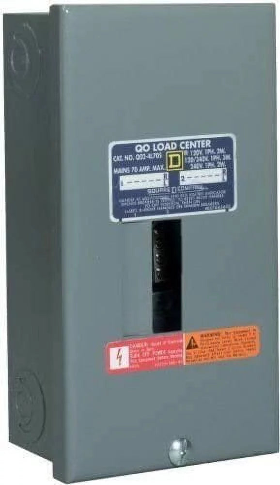 Electric 4-Circuit 70-Amp D Indoor Square ChatAngleTM Schneider by Mai QO QO24L70SCP 2-Space