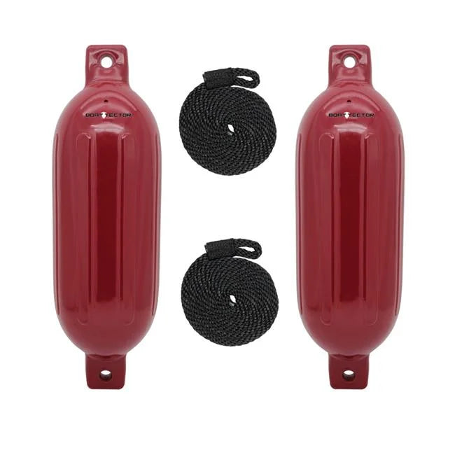 Pack Value, 27 Green in. x - of Neon Fender Inflatable 8.5 2 Boattector