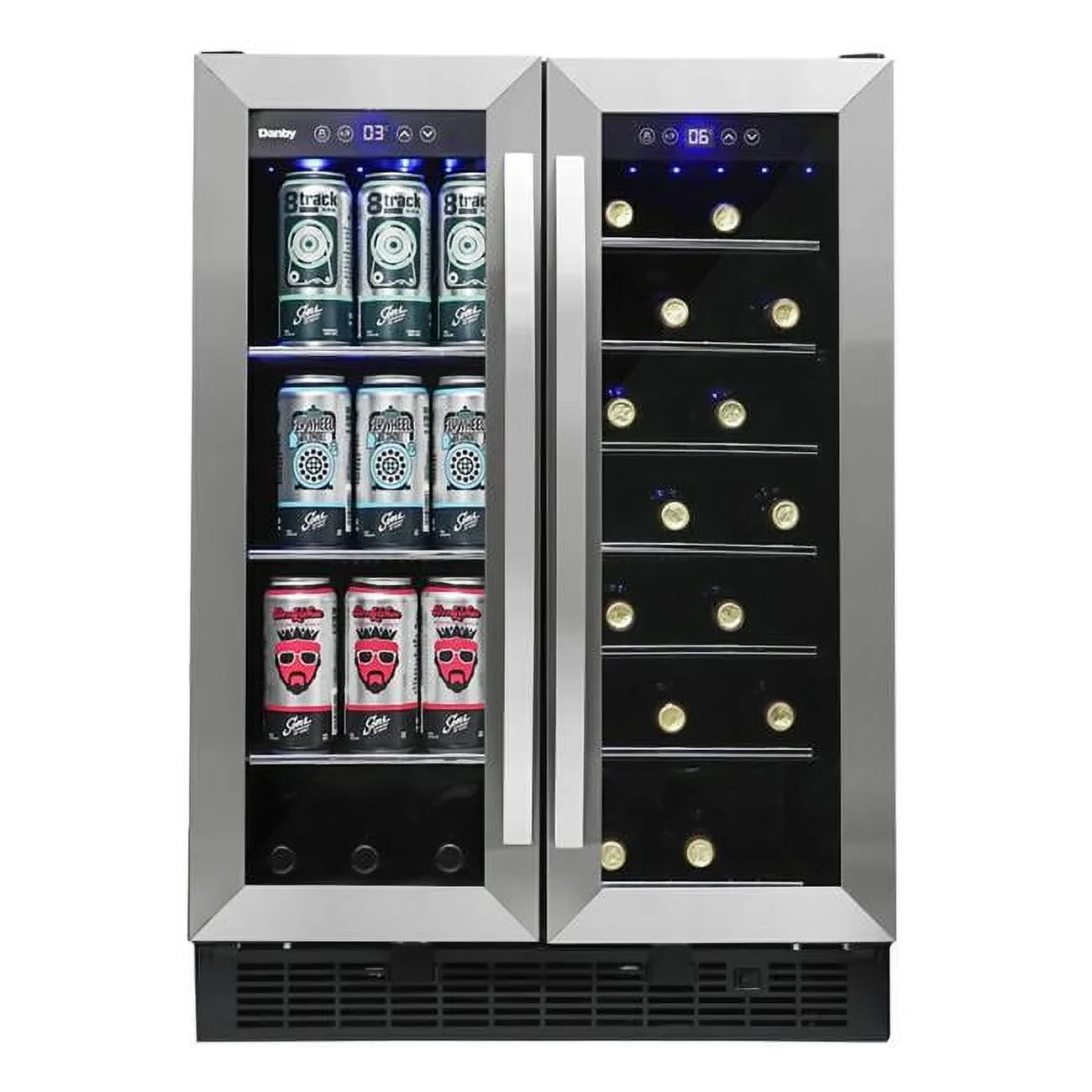 5.2 Danby Stainless Steel ft. cu. Center DBC052A1BSS Built-in - Beverage