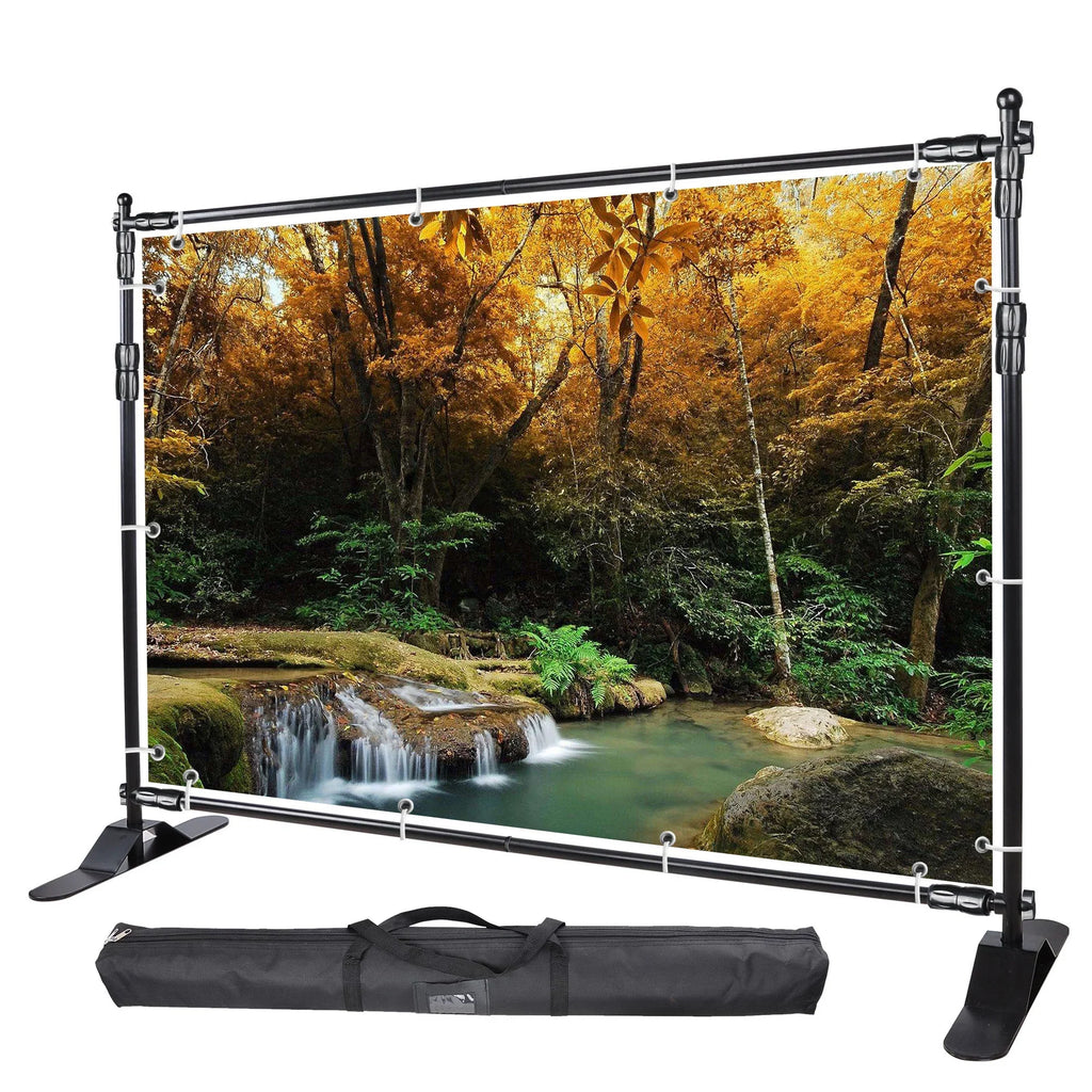 Show Banner Stand Expanding Adjustable and InstaHibit ft Display Step Backdrop 10x8 Repeat Stand Trade