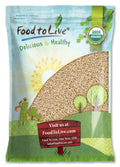 Non-GMO, Food Live Organic Pounds Pearl — by 15 Barley, to — Vegan Raw, Kosher,