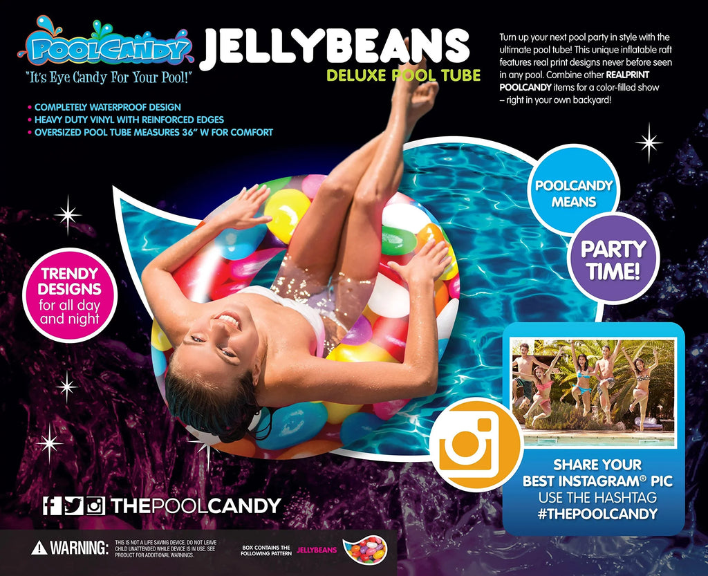 Pool Beans Tube - Jelly 36" Jellybeans