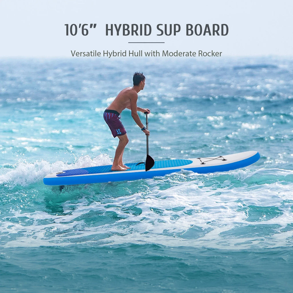 w Set, Paddle Board Board Accessory Inflatable SUP Blue for Hybrid 10'6" Preenex Adults