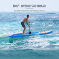 w Set, Paddle Board Board Accessory Inflatable SUP Blue for Hybrid 10'6" Preenex Adults